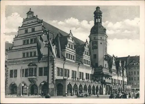 Ansichtskarte Leipzig Altes Rathaus 1959