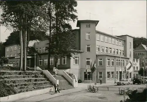 Ansichtskarte Sellin Straßenpartie am Hotel 1976 