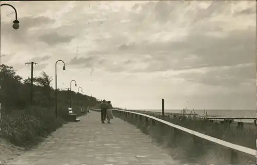 Ansichtskarte Graal-Müritz Strandpromenade 1953