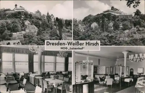 Ansichtskarte Weißer Hirsch-Dresden HOG "Luisenhof" innen 
1959