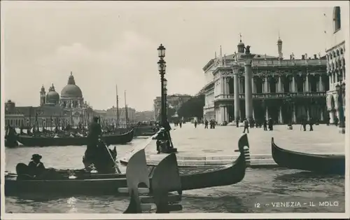 Cartoline Venedig Venezia Il Molo 1930