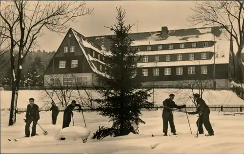 Ansichtskarte Rehefeld-Altenberg (Erzgebirge) FDGB Erholungsheim "Aufbau" 1959