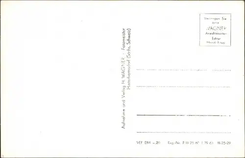 Ansichtskarte Bad Schandau Gaststätte Waldhäus'l 1963