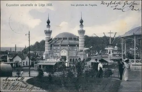 Lüttich Luik /   Lîdje Vue generale de Fragnee/Blick auf die Anlagen 1905