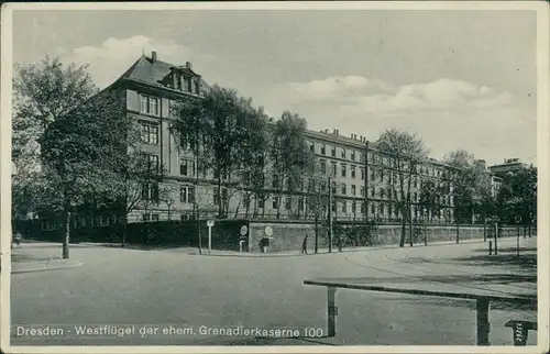 Albertstadt-Dresden Westflügel der ehem. Grenadierkaserne 100 1936 