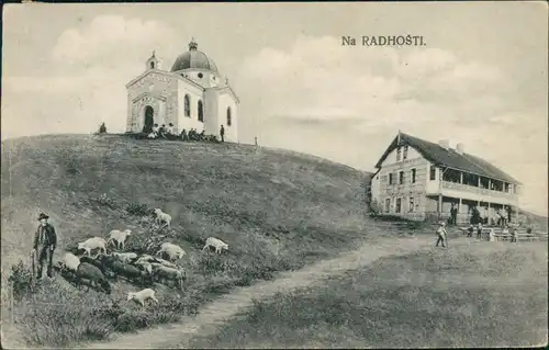 Rosenau Rožnov pod Radhoštěm Na Radhosti/Schäfer auf dem Radhoscht Radhošť 1922