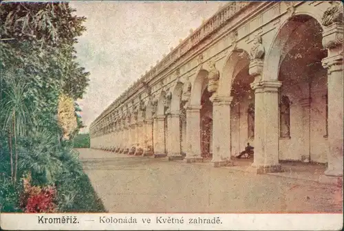 Kremsier Kroměříž Kolonáda ve Květné zahradě 1925