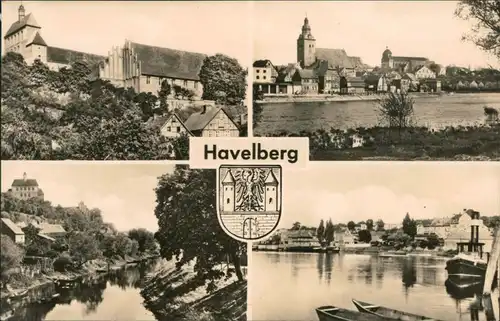 Havelberg Kirche St. Laurentius, Havelberger Dom, Stadtgraben und Altstadt 1966