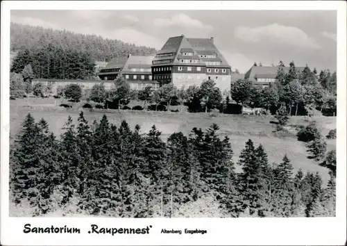 Ansichtskarte Altenberg (Erzgebirge) Sanatorium "Raupennest" 1981