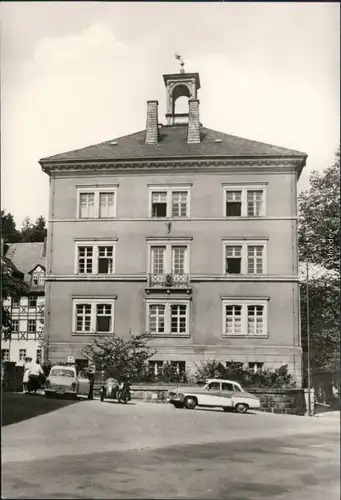 Ansichtskarte Wiesenbad Badehaus 1973