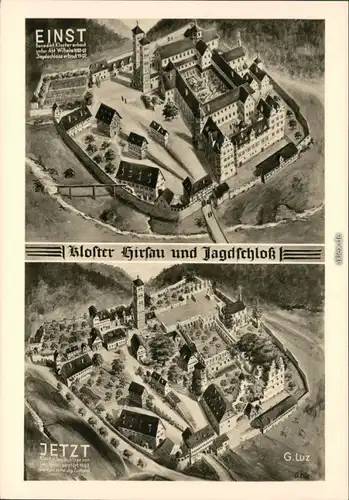 Ansichtskarte Hirsau-Calw Kloster Hirsau und Jagdschloss 1968