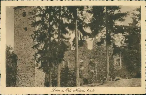Sachlum Záchlumí u Žamberka Litice nad Orlicí/Burg Lititz 1928
