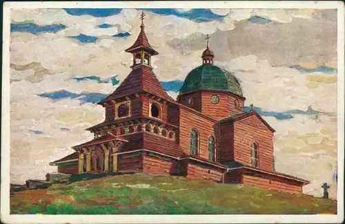 Rosenau Rožnov pod Radhoštěm Kaple na Radhošti/Kapelle auf dem Radhoscht 1928
