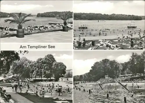 Ansichtskarte Templin Templiner See 1982