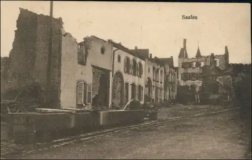 CPA Saal Saales Straßen - Erster Weltkrieg 1915 