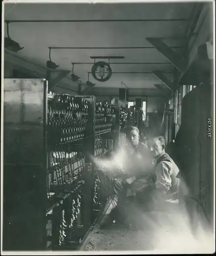 Foto  Militär Telegraphenstation 1910 Privatfoto 