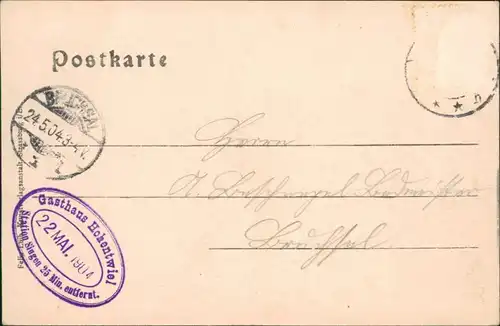 Ansichtskarte Singen (Hohentwiel) Weg und Eingang - Hohentwiel 1904 