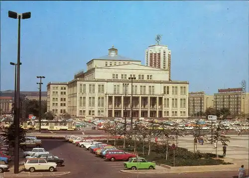 Ansichtskarte Leipzig Oper 1986