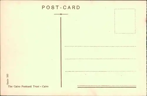 Kairo القاهرة Kamel, Straßenpartie Zitadelle 1915 