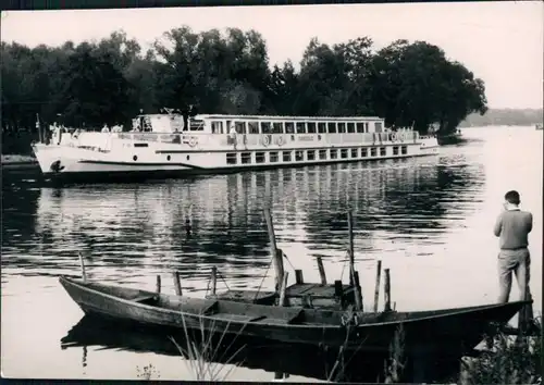 Ansichtskarte Potsdam Weiße Flotte Potsdam - MS "Sanssouci" 1960