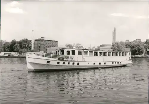 Ansichtskarte Berlin Berlin Fahrgastschiff MS "Adolf v. Menzel" 1987