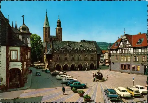 Ansichtskarte Goslar Rathaus 1972