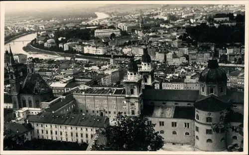 Ansichtskarte Salzburg Blick über die Stadt 1930 