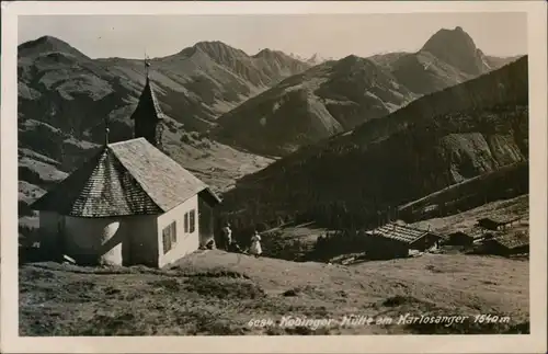 Kirchberg in Tirol Partie an der Kobinger Hütte am Harlosanger 1935 