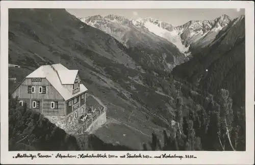 Ansichtskarte Mallnitz Alpenhaus Hochalmblick 1934 
