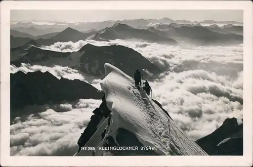 Ansichtskarte Kals am Großglockner Bergsteiger auf dem Kleinglockner 1929 