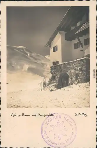 Ansichtskarte Ladis (Tirol) Köllnerhaus auf dem Komperdell Landeck 1932