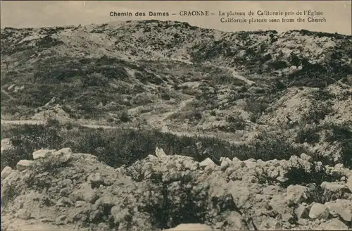 CPA Craonne Chemin des Dames - 1. WK 1916 