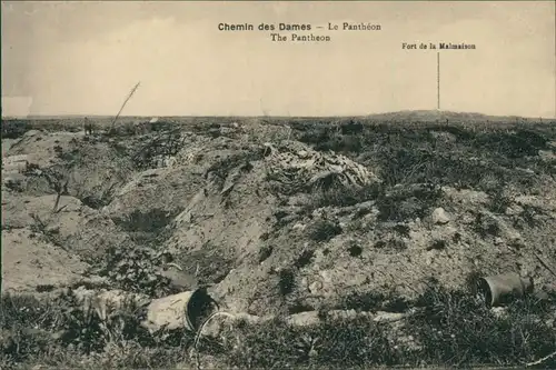 CPA Laon Chemin des Dames - 1. WK - le Pantheon 1916 