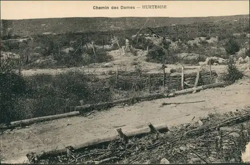 CPA Laon Chemin des Dames - 1. WK - Weg 1917 