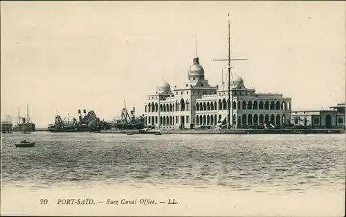 Port Said بورسعيد (Būr Saʻīd) Suez Canal Office 1913 