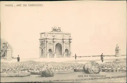CPA Paris Künstlerkarte Arc du Carrousel 1930