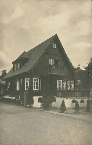 Ansichtskarte Dresden Holzhaus - Jahresschau Deutscher Arbeit 1929 