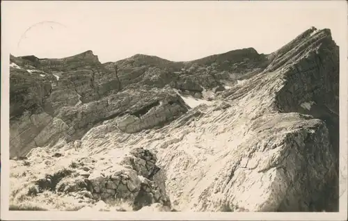 Ansichtskarte Wildhaus SG Säntis von der Rossmad aus 1926 