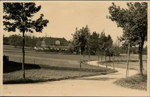 Ansichtskarte Rechenberg-Bienenmühle Partie in der Stadt 1938 