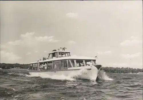 Ansichtskarte Berlin Weiße Flotte Berlin - Fahrgastschiff "Bummi" 1965