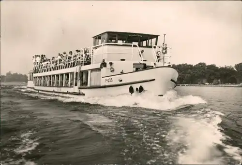 Ansichtskarte Berlin Weiße Flotte Berlin - MS "Treptow" 1975