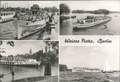 Ansichtskarte Berlin Weiße Flotte Berlin 1978