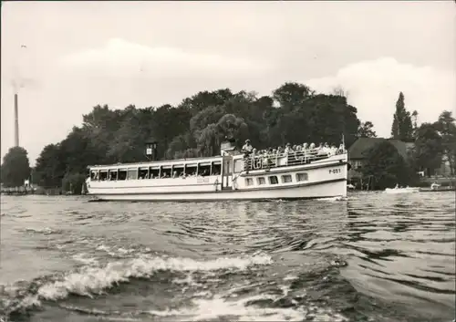 Ansichtskarte Schmöckwitz-Berlin Weiße Flotte Berlin MS "Seddinsee" 1972