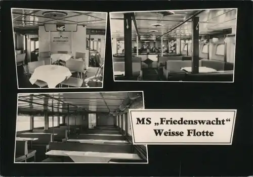 Ansichtskarte Berlin Weiße Flotte Berlin - MS "Friedenswacht" 1965