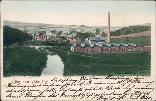 Ansichtskarte Oberbrügge-Halver Fabrikanlage - Stadt 1912 