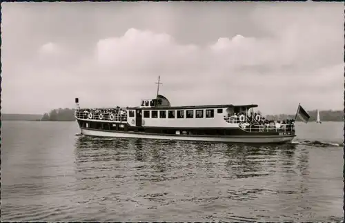 Ansichtskarte Berlin Fahrgastschiff MS "Zehlendorf" auf der Havel 1964