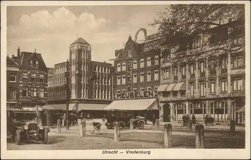 Postkaart Utrecht Utrecht Straßenpartie - Vradenburg 1929 