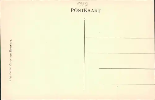 Postkaart Roeselare Roulers De Haven/Am Hafen 1913 