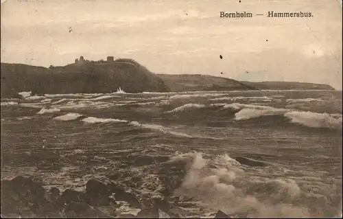 Postcard Bornholm Hammersbus 1915 