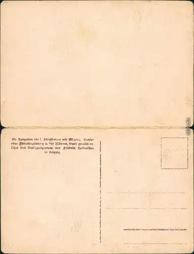  Mehrteilige AK: Schneeschufahrer Marsch Anton Günther Erzgebirge 1915 